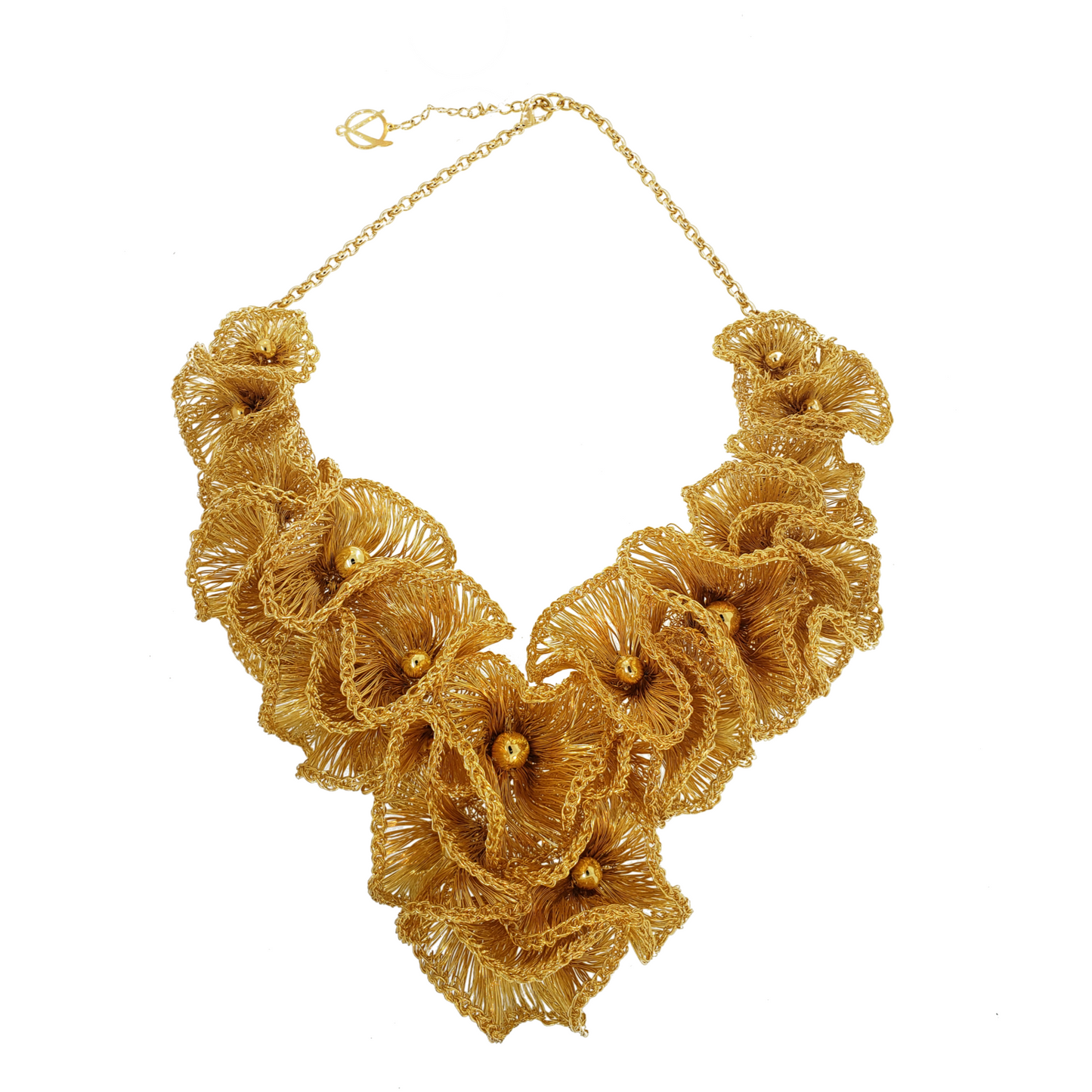 Buttercup Bib Necklace - Gold