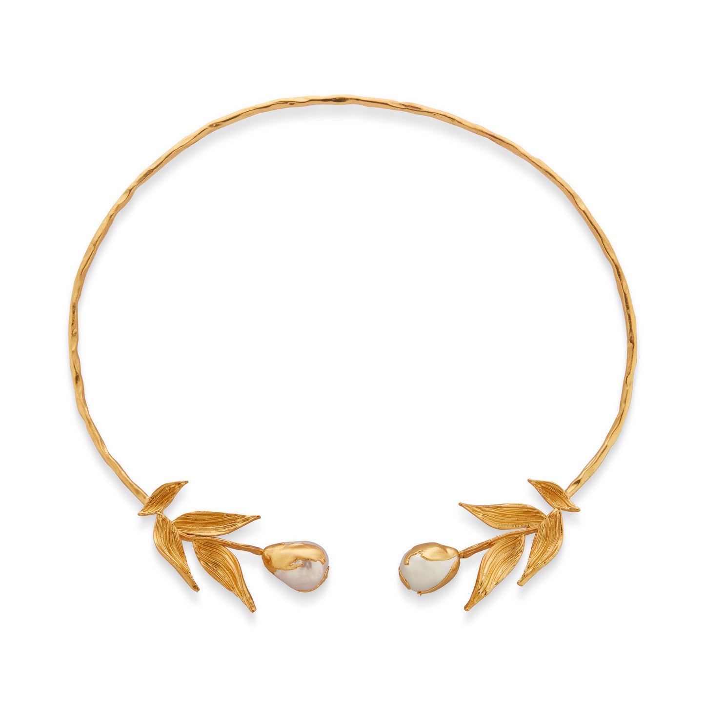 Riva Baroque Pearl and Gold Choker. 4 of 5.