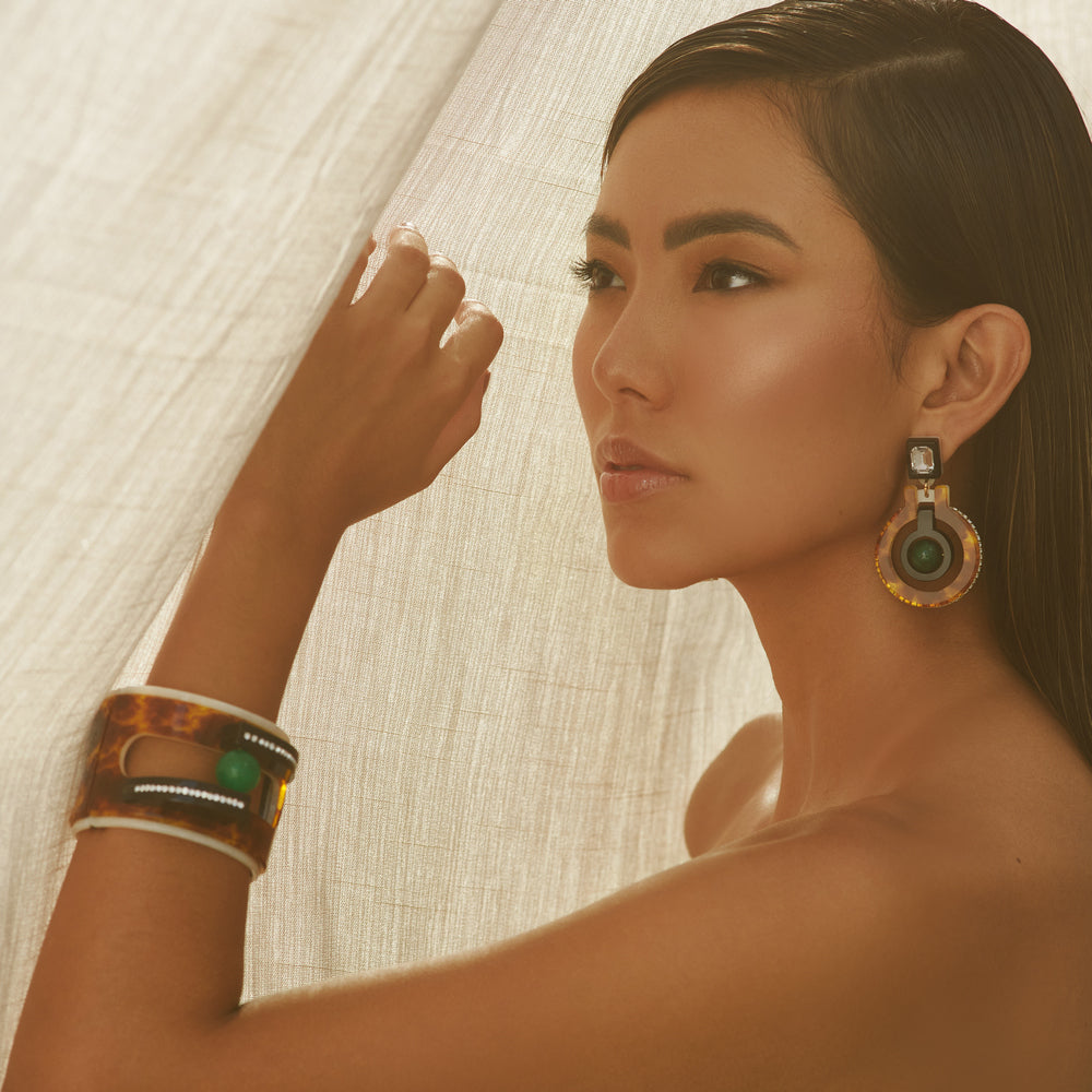 Orion Cuff Bracelet - Tortoiseshell