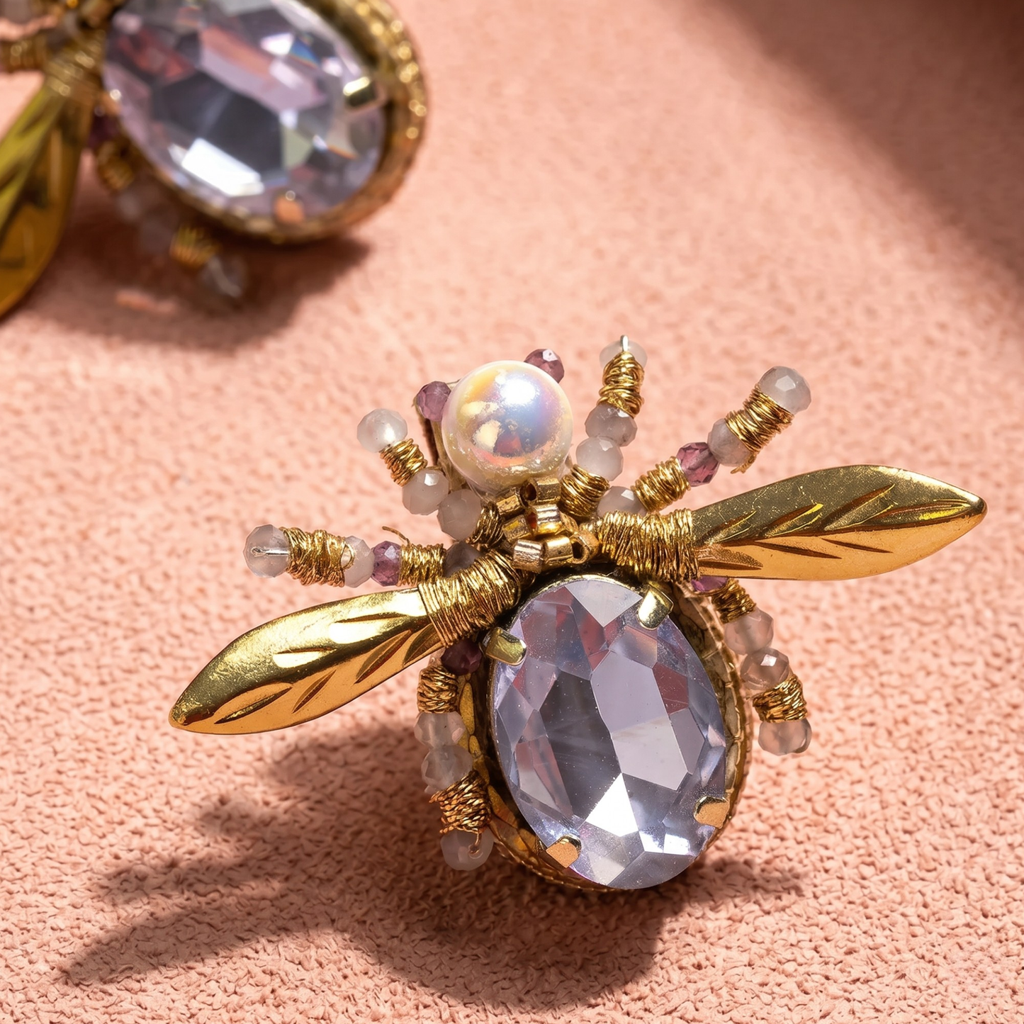Firefly Stud Earrings - Lavender