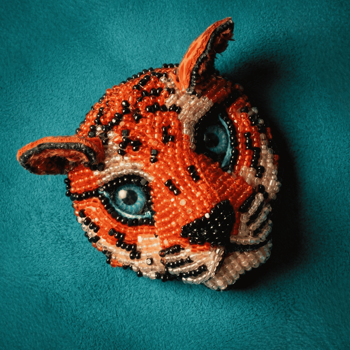 Tiger Beaded Brooch - Princeton Class of 2006 Exclusive