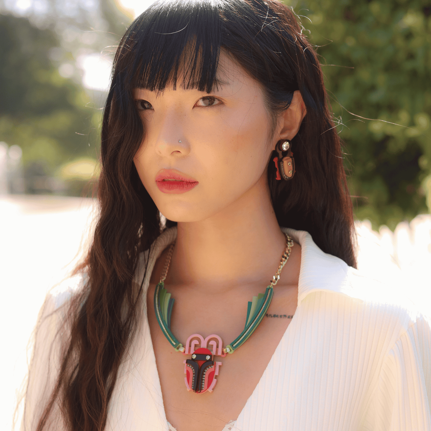 Scarab Collar Necklace