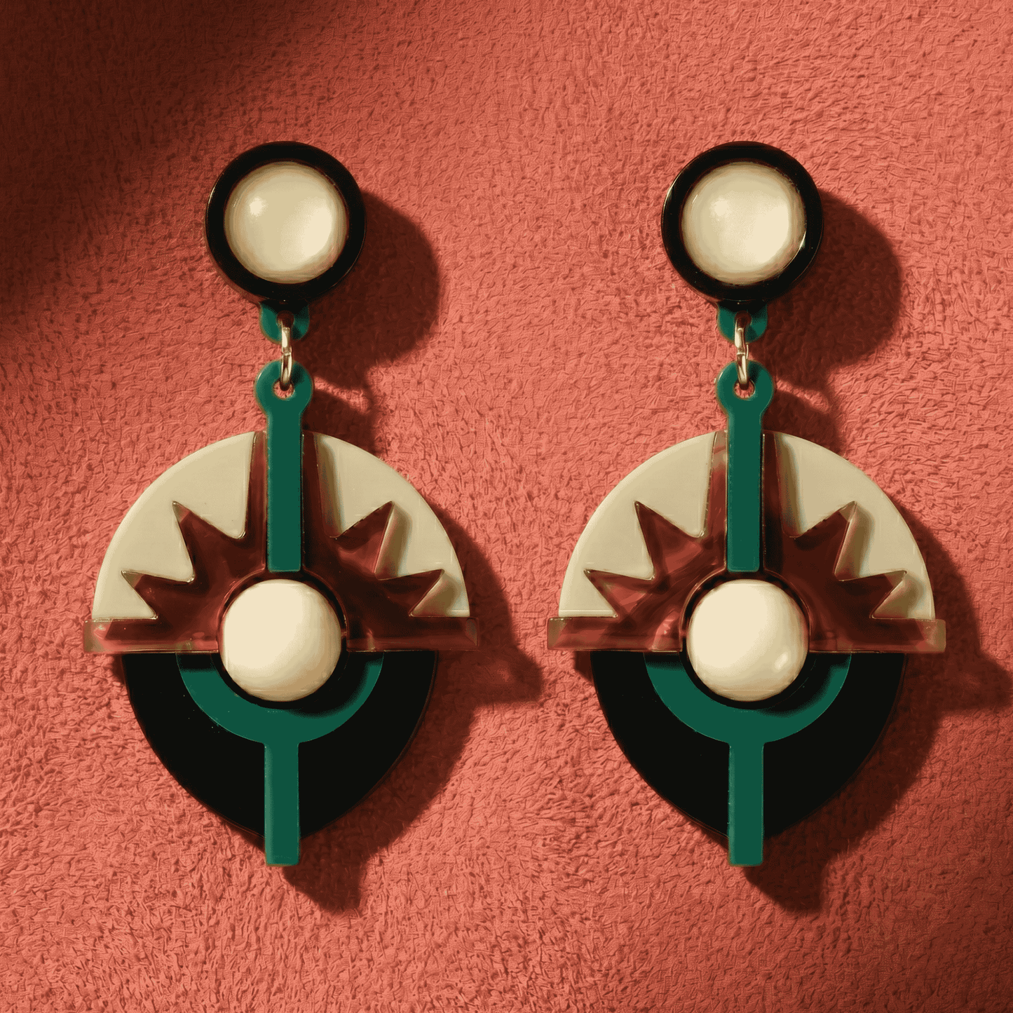 Alecrim Drop Earrings - Tortoiseshell