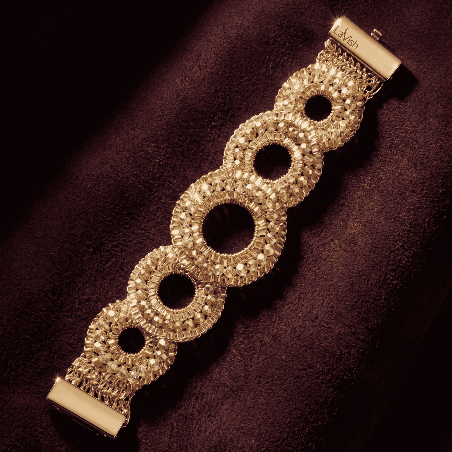 Gush Bracelet - Mixed Golden Crystal