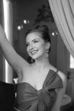 Paris Drop Earrings - Blue