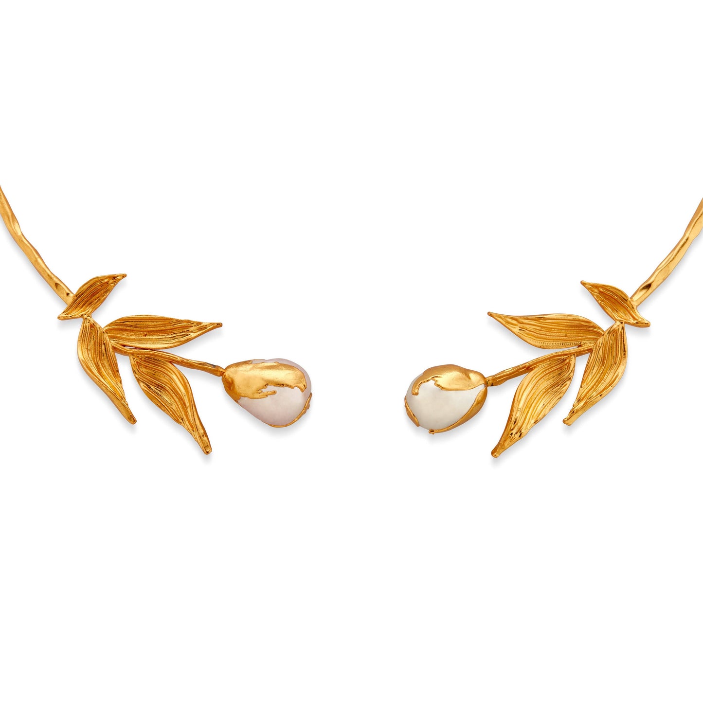Riva Baroque Pearl and Gold Choker. 5 of 5.