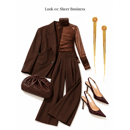 Selene Gold Fringe Duster Earrings