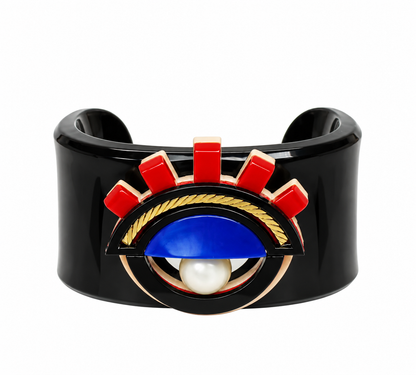 Surrealist Eye Cuff Bracelet