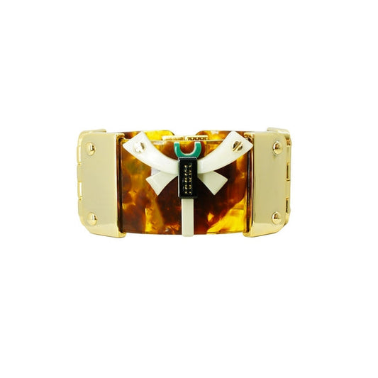Dragonfly Cuff Bracelet - Tortoiseshell