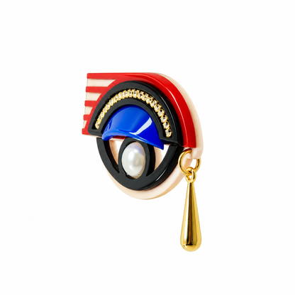 Surrealist Eye Brooch