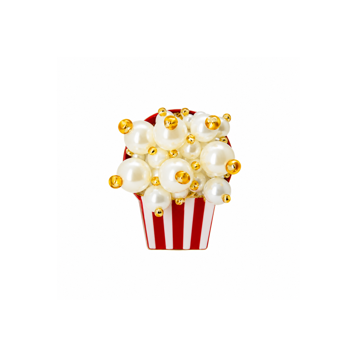 Pop Up Movie Popcorn Brooch Mini