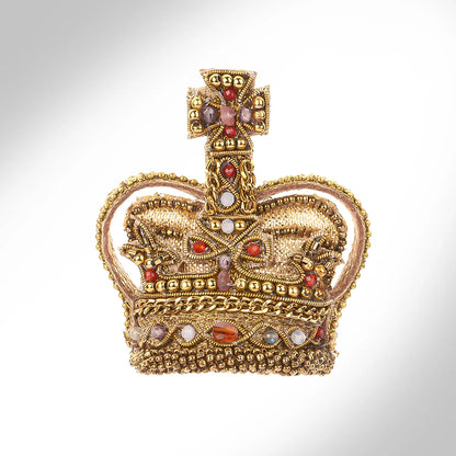 Crown Brooch - Gold