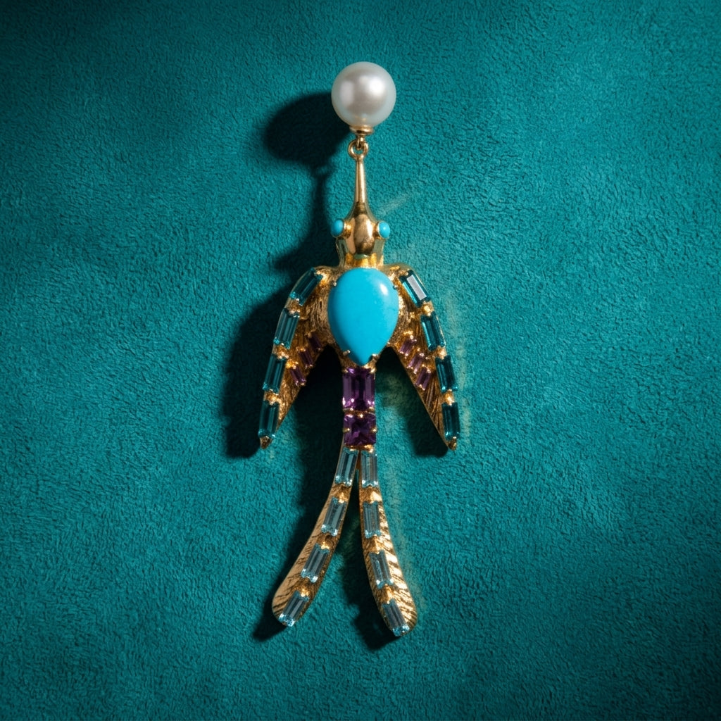 Paradise Bird Brooch