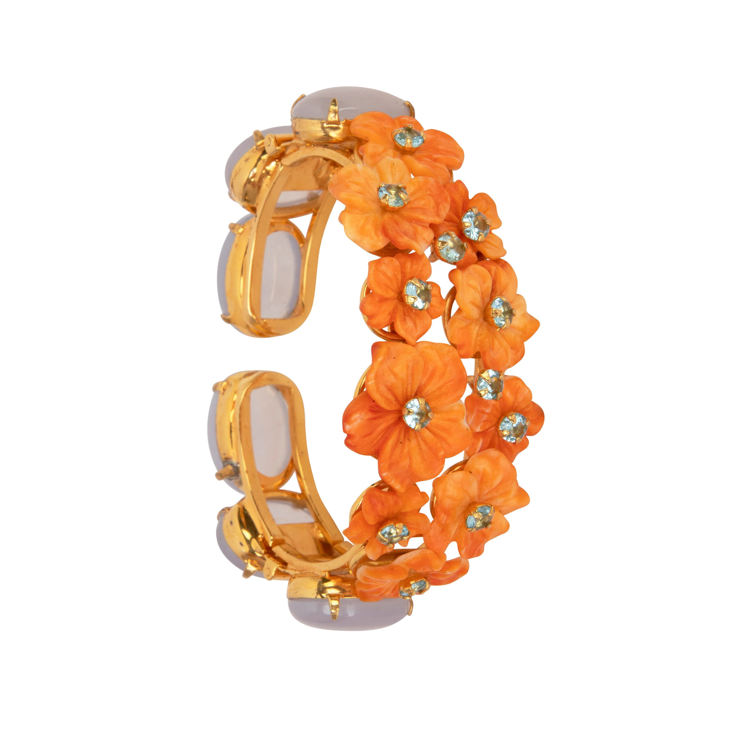 Persephone Floral Cuff Bracelet