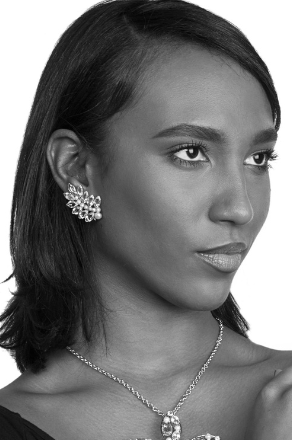 Zoey Climber Earrings - Purple