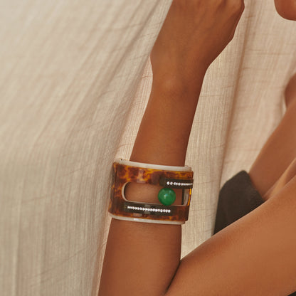 Orion Cuff Bracelet - Tortoiseshell