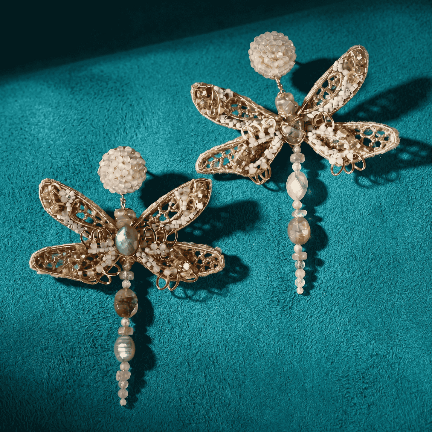 Dragonfly Dangle Earrings