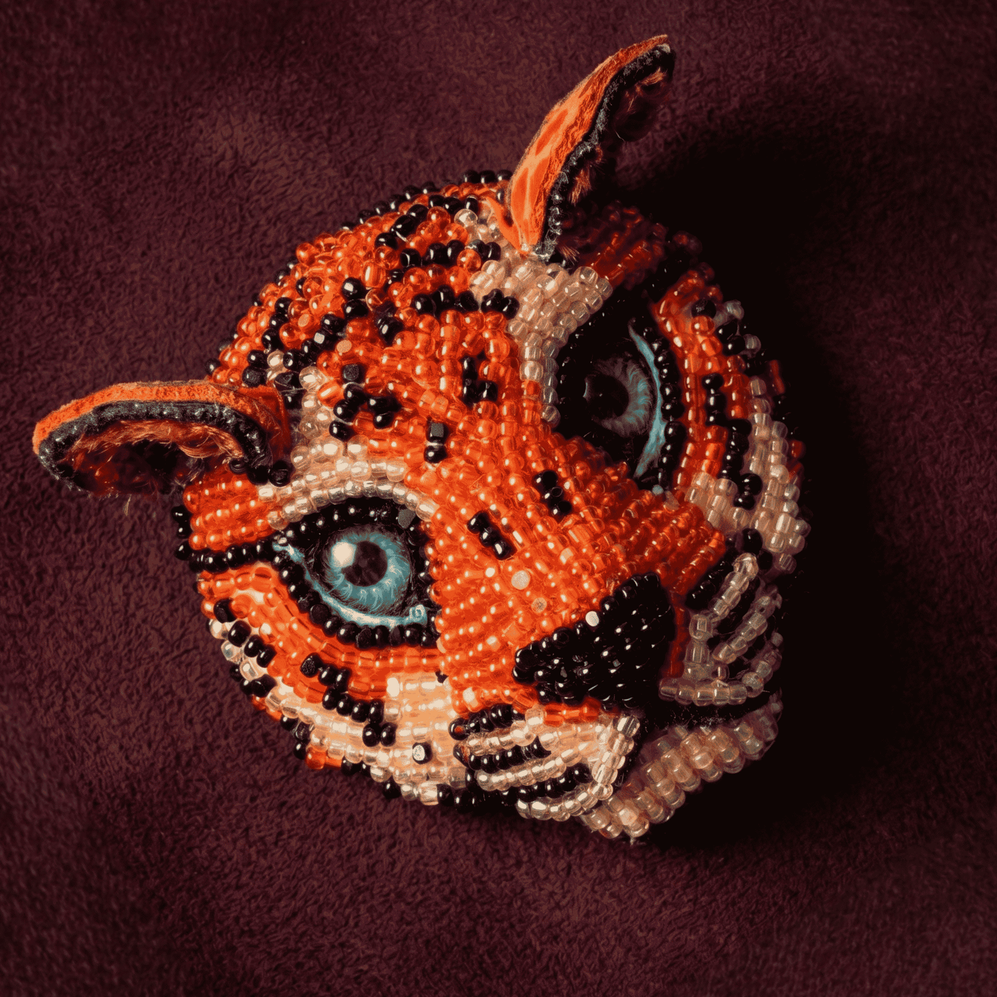 Tiger Beaded Brooch - Princeton Class of 2006 Exclusive