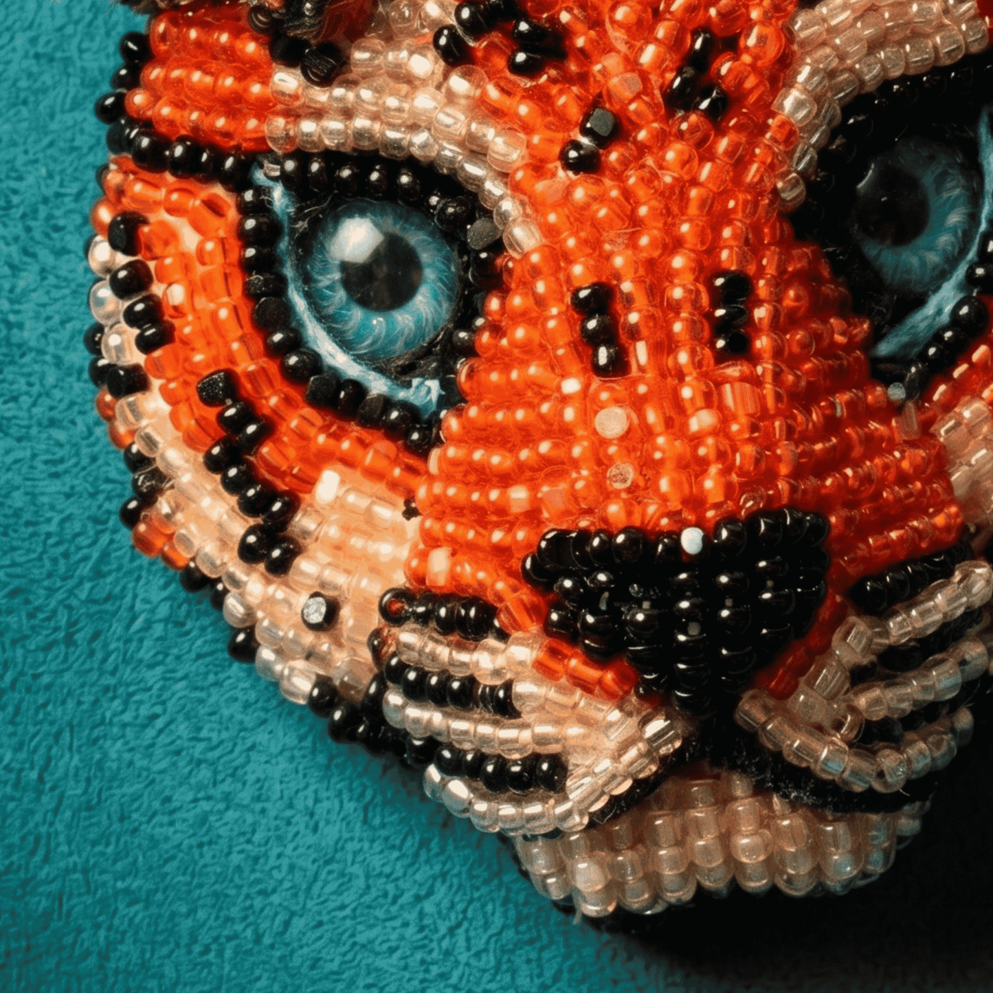 Tiger Beaded Brooch - Princeton Class of 2006 Exclusive