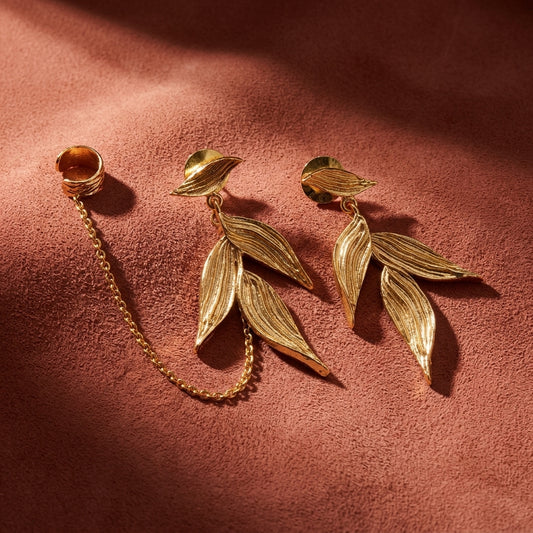 Isaro Mini Gold Drop Earrings