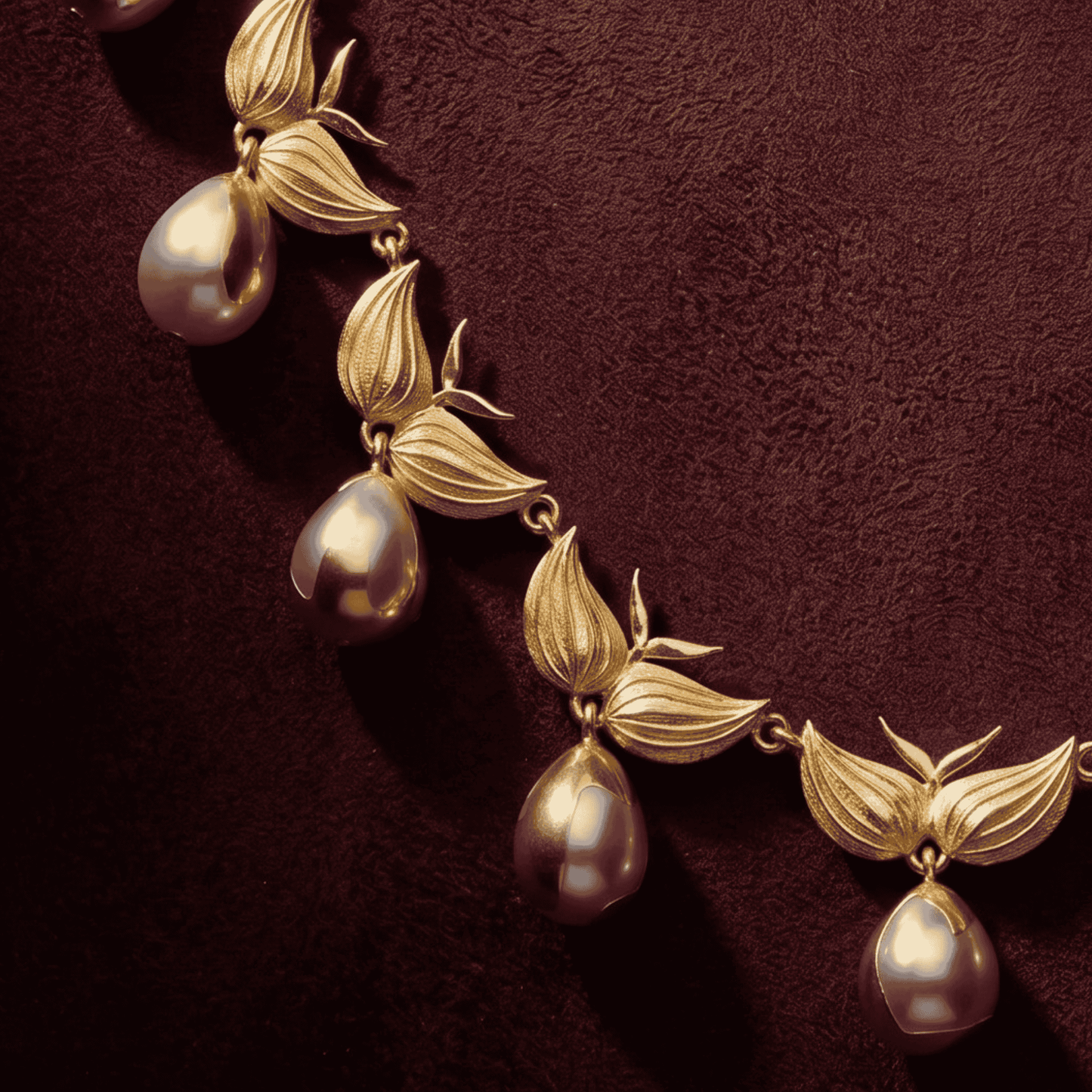 Zooni Necklace - Gold & Baroque Pearl