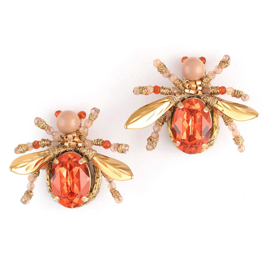 Firefly Stud Earrings - Rose