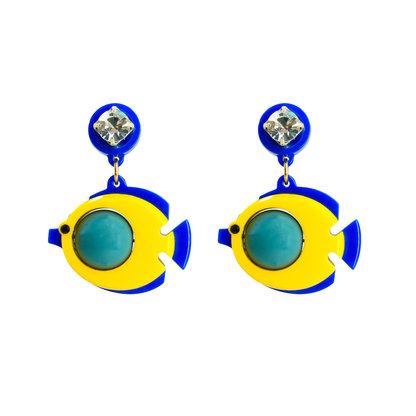 Acanthurus Fish Earrings