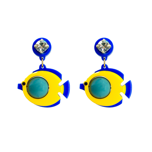 Acanthurus Fish Earrings