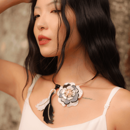 Camellia Collar Necklace