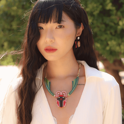Scarab Collar Necklace