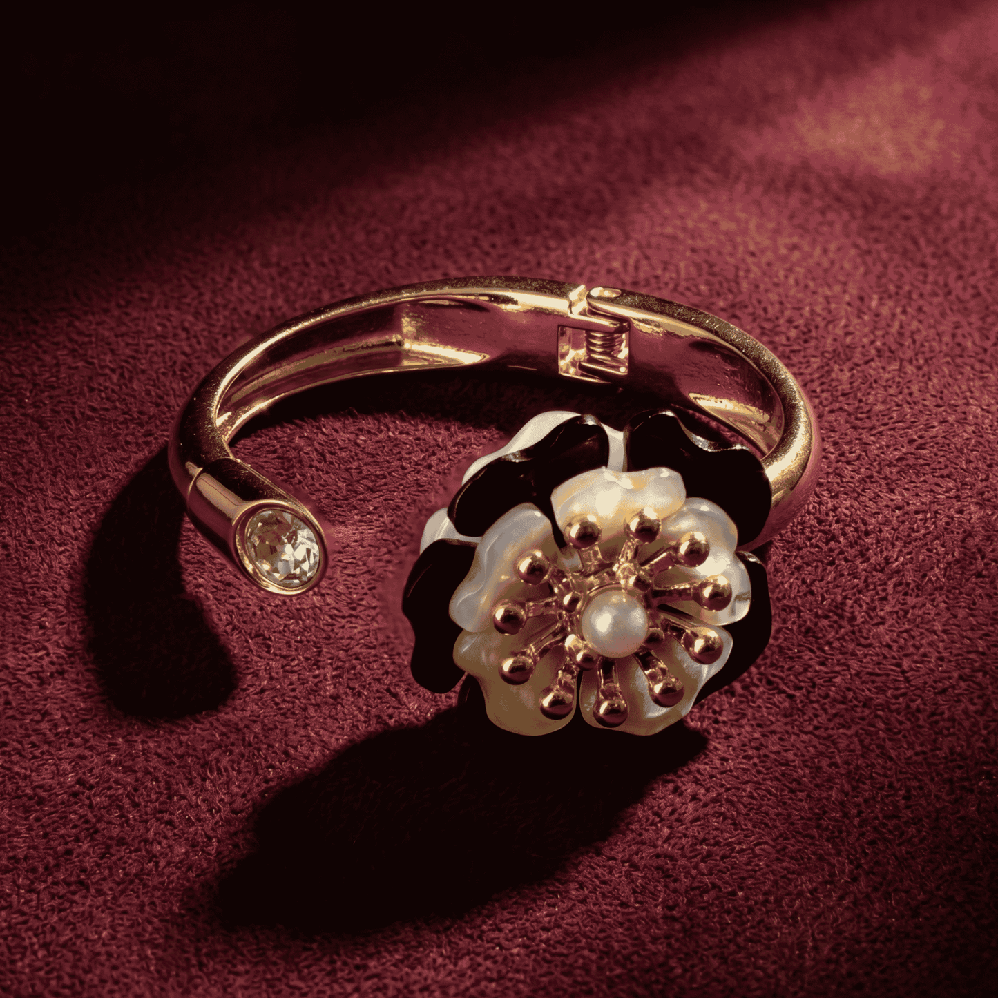 Camellia Bangle Bracelet
