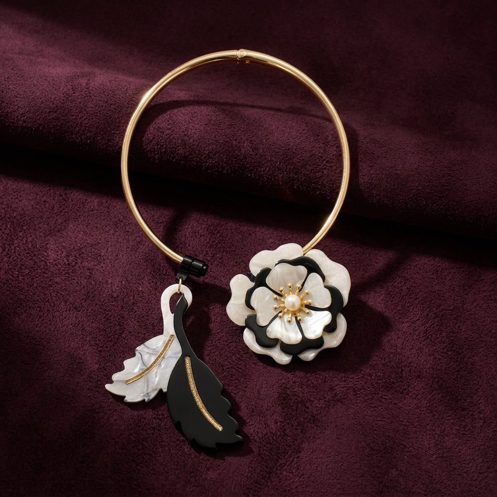 Camellia Collar Necklace