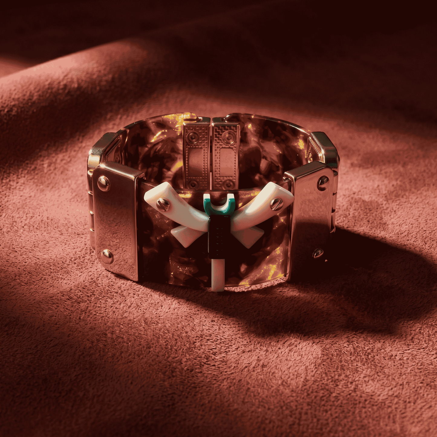 Dragonfly Cuff Bracelet - Tortoiseshell