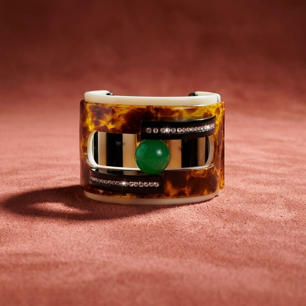 Orion Cuff Bracelet - Tortoiseshell