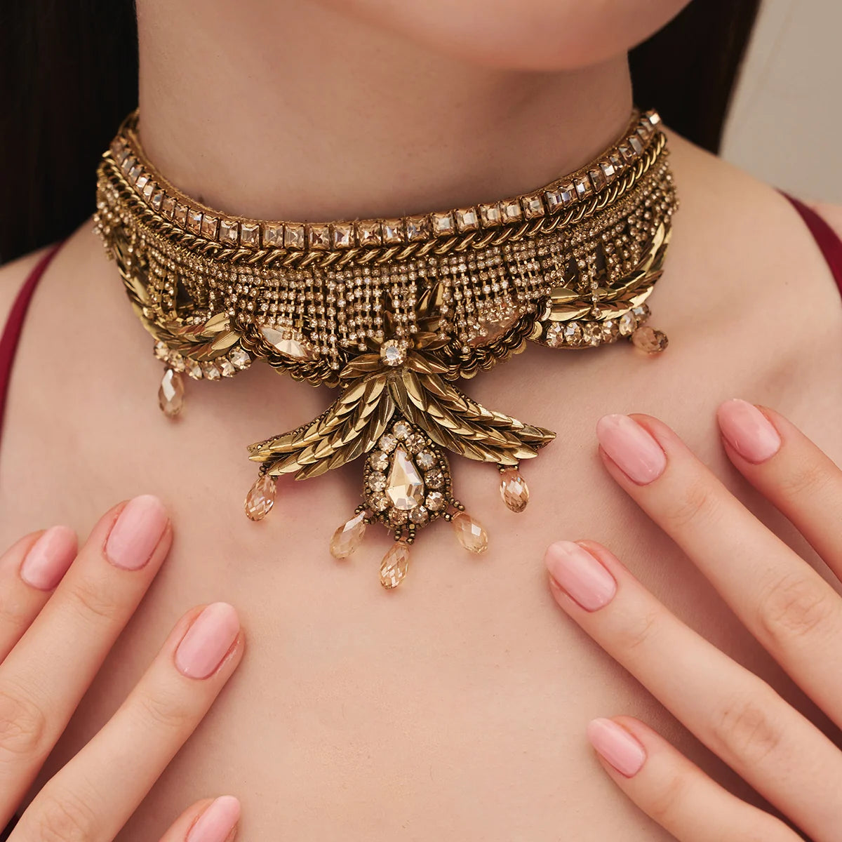 Sapna Choker - Gold