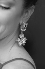 Paris Drop Earrings - Blue