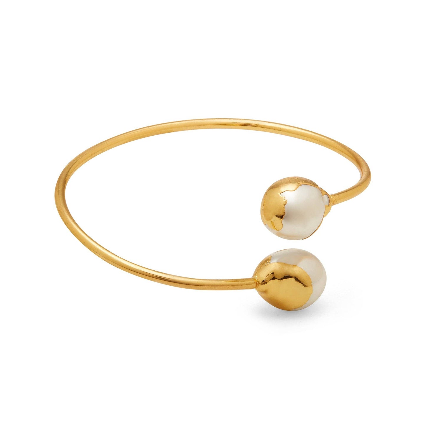Riva Baroque Pearl and Gold Bracelet. 3 of 4.