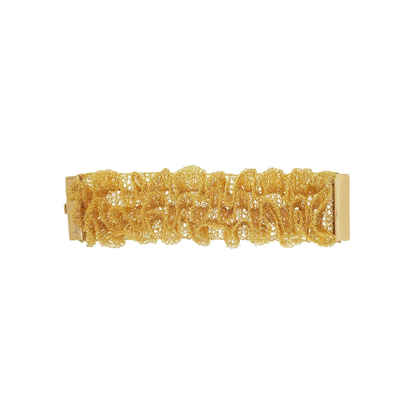 Gold Rio Ruffled Bracelet. 5 of 5.